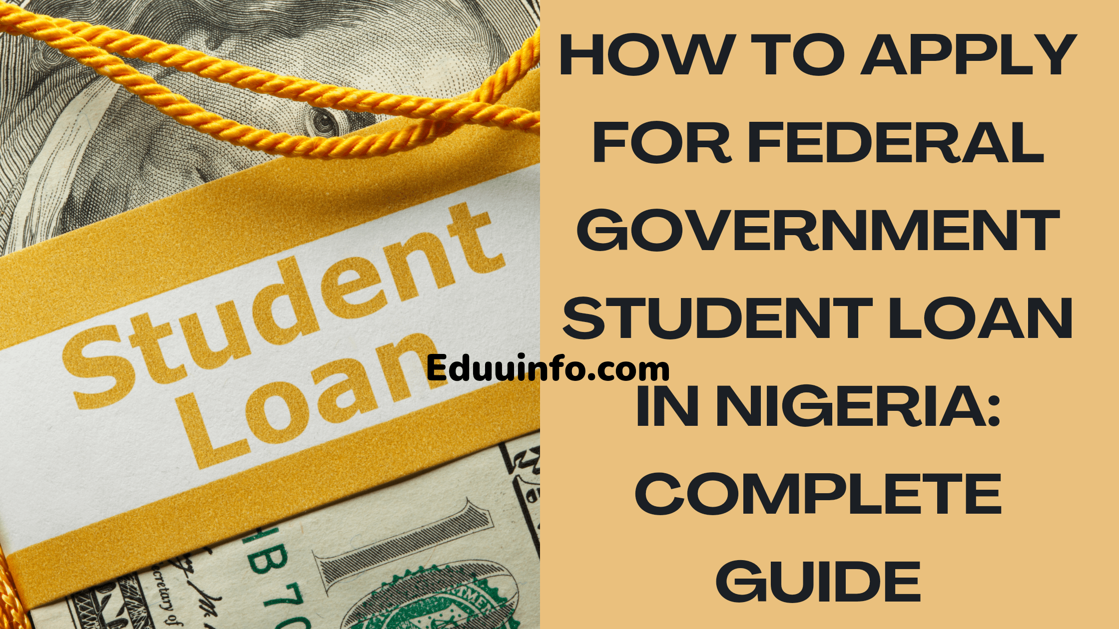 how to apply for student loan in Nigeria