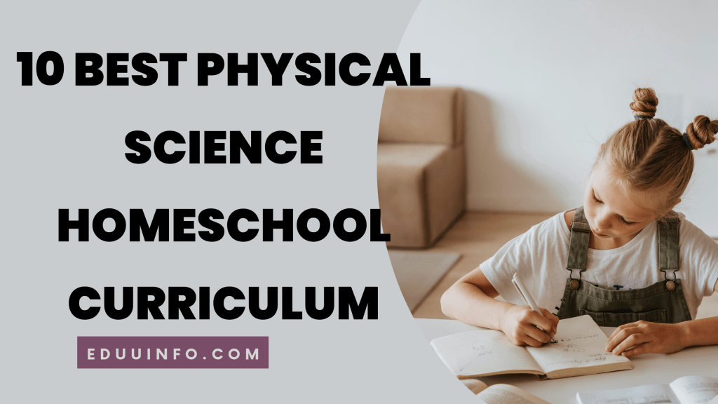 physical science homeschool curriculum