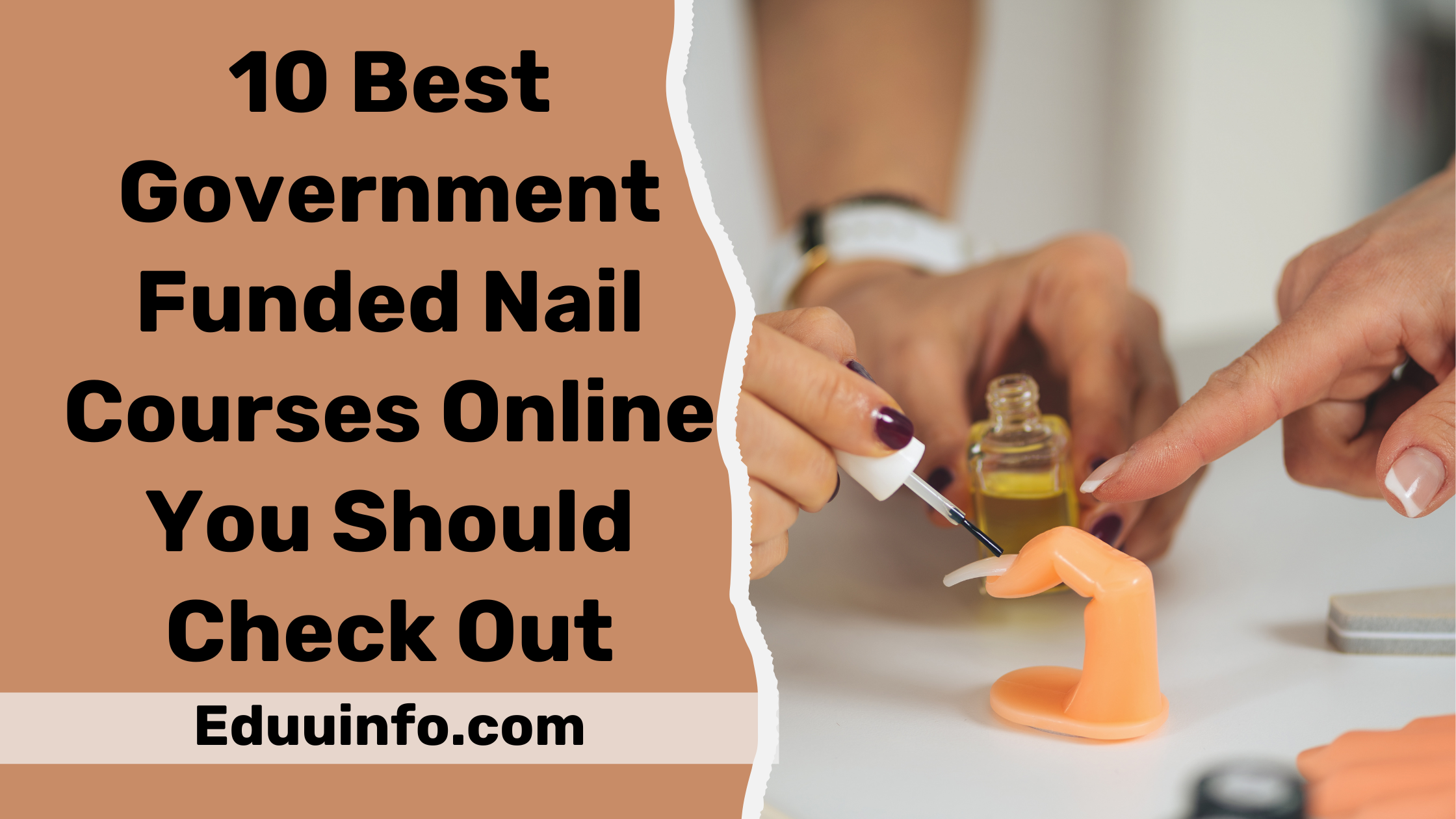 government funded nail courses online