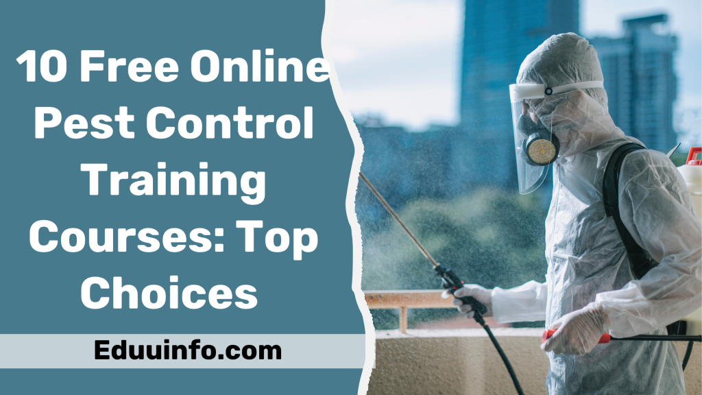 Free Online Pest Control Training Courses