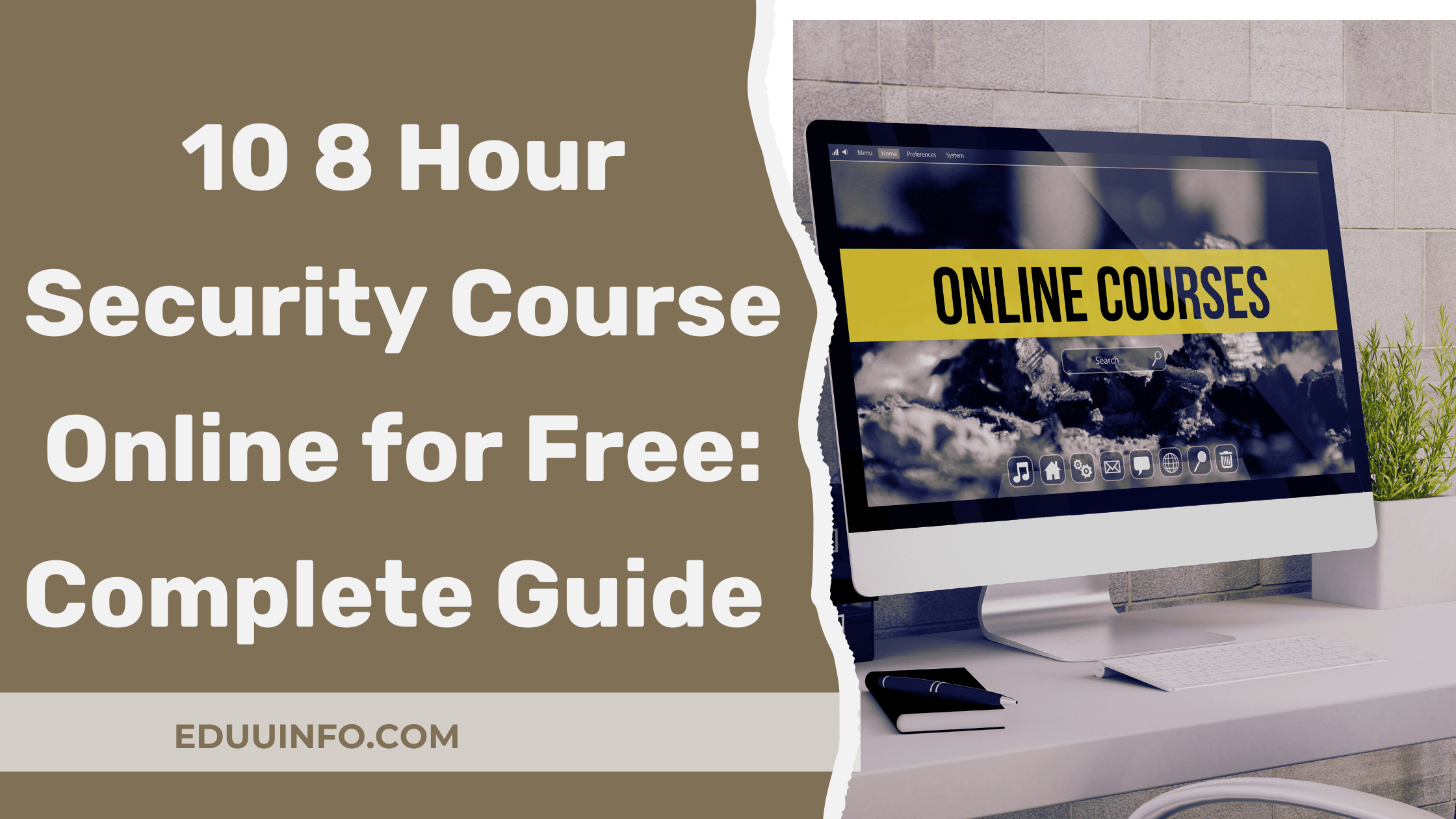 8 Hour Annual Security Course Online Free.