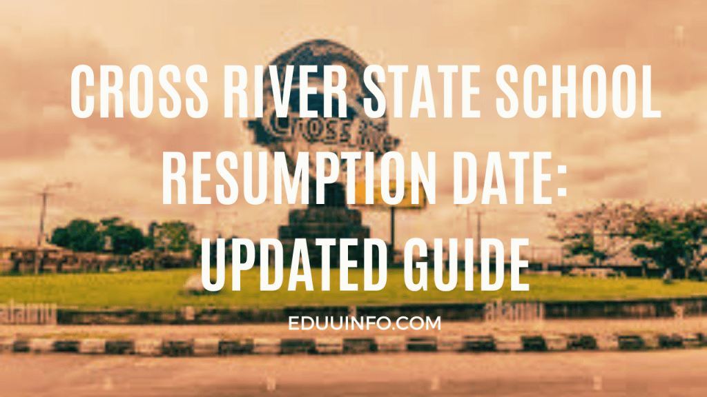 Cross River State School Resumption Date 