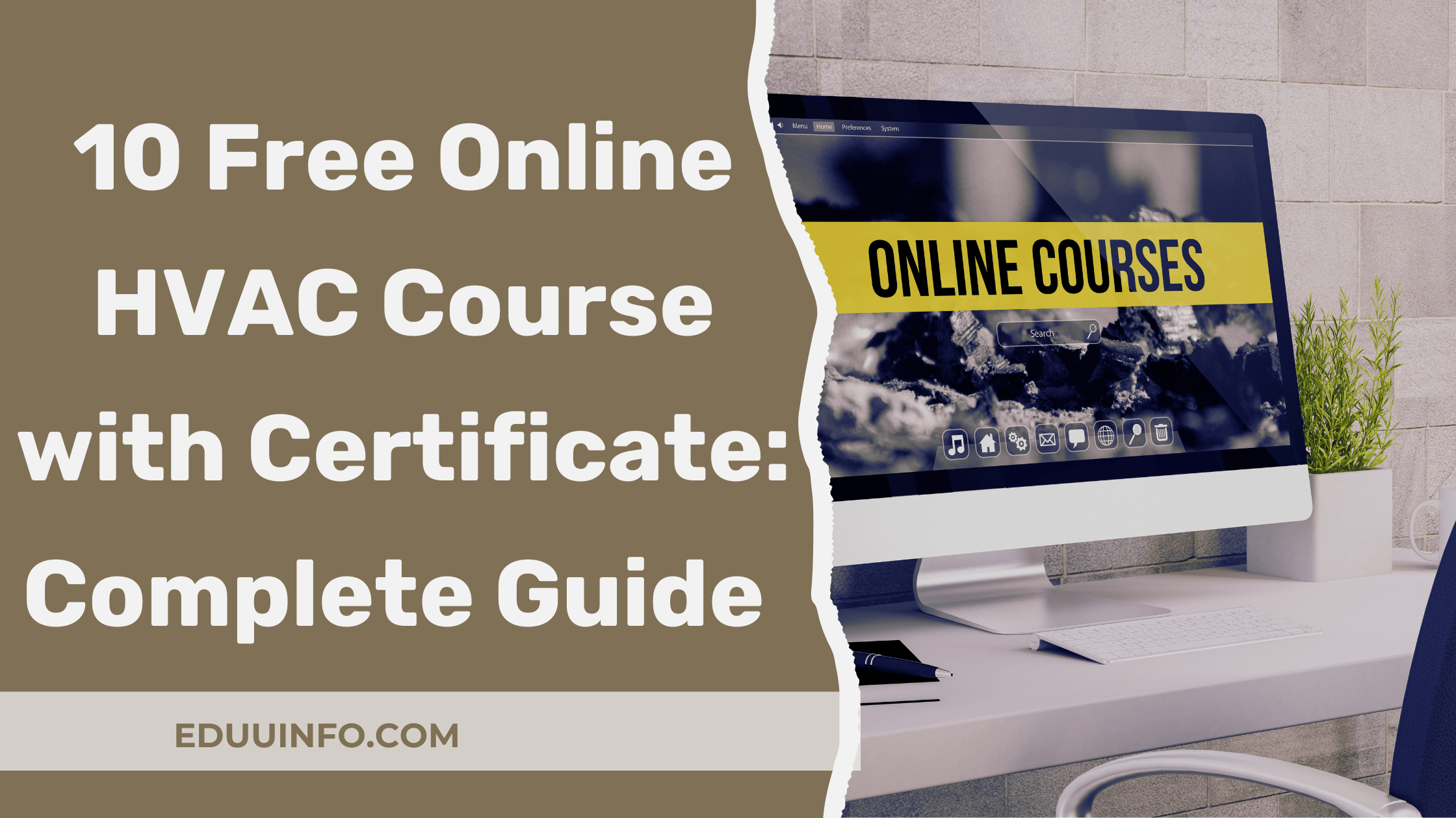 free online HVAC course with certificate